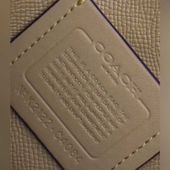 COACH Mollie Tote Bag 25 in Red Apple + Gold ( C4084 ) NWOT - Picture 4 of 17